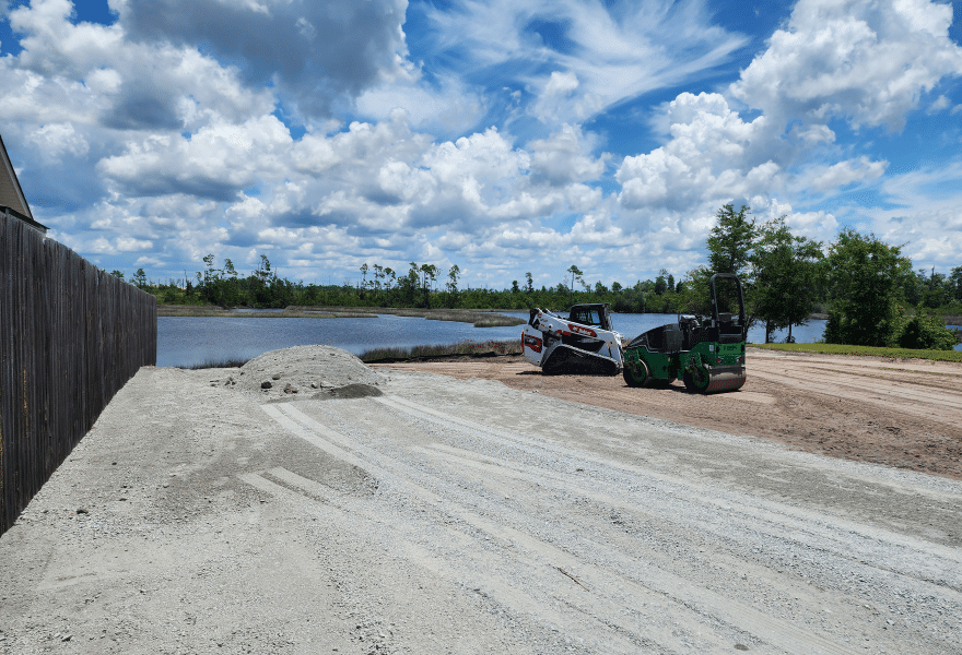 panhandle development in Panama City using heavy duty equipment for Site Preparation Grading and Dirt Work